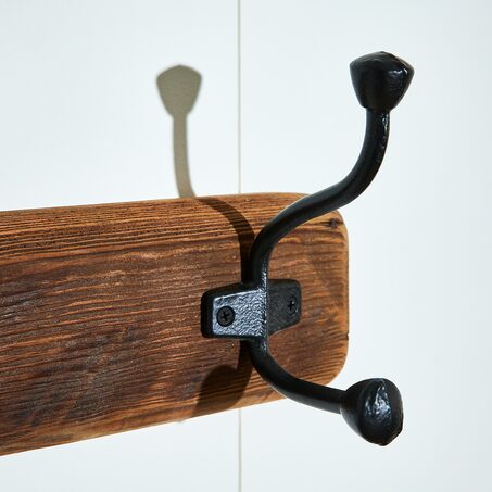 Patère ANTIK coloris pin hauteur 16 cm