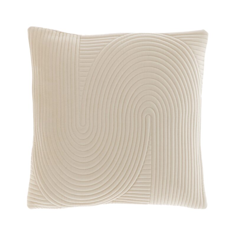 Coussin ALETTE coloris ivoire 45 x 45 cm