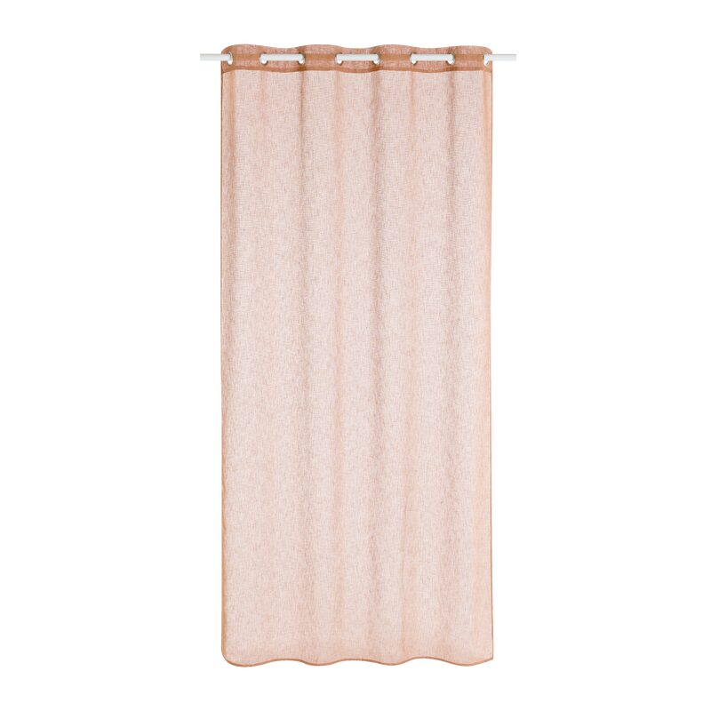 Voilage LOOM coloris camel 140 x 240 cm