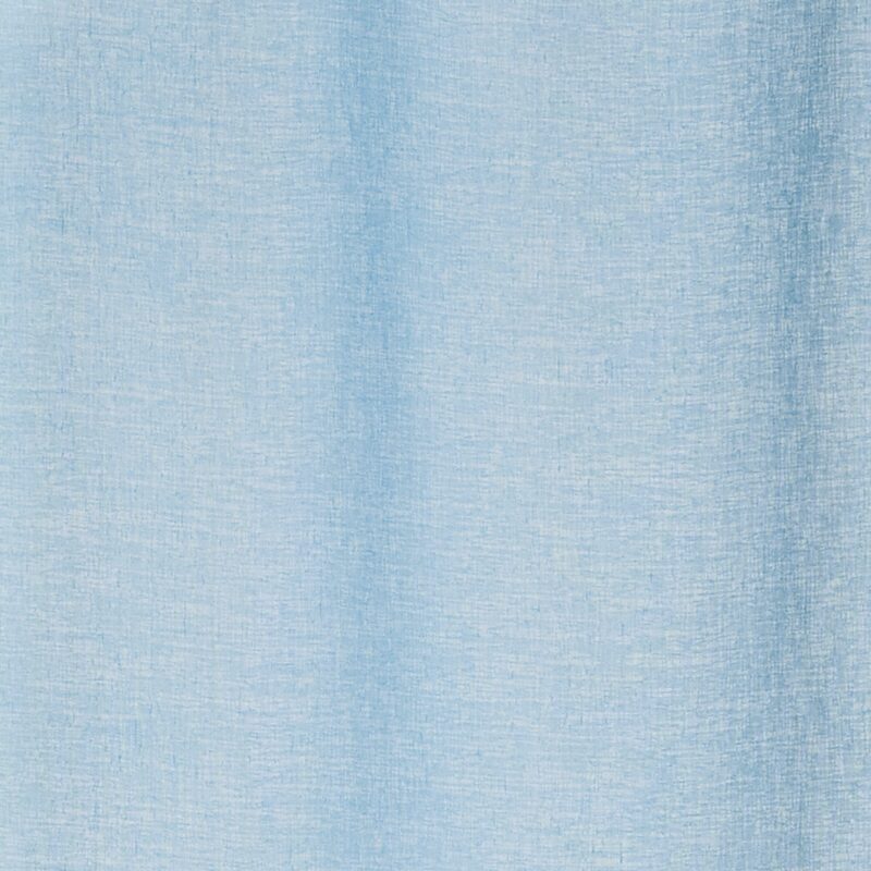 Voilage COLORS coloris bleu turquoise 140 x 260 cm