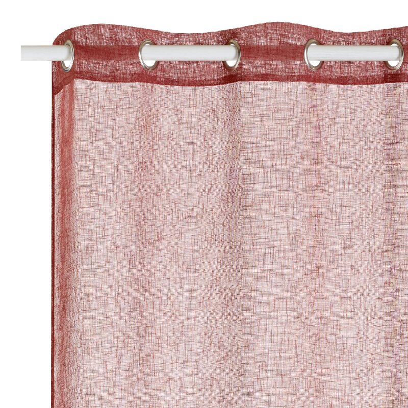 Voilage LOOM coloris écorce 140 x 240 cm