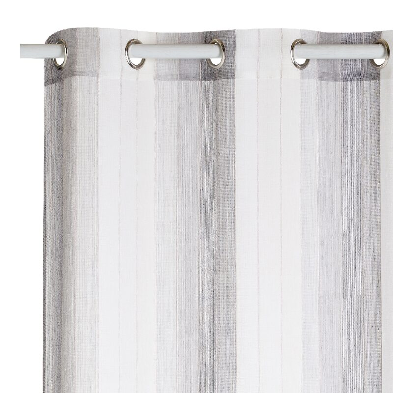 Voilage SALINA coloris gris bleuté 140 x 240 cm