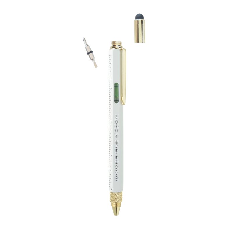 Stylo MULTI-OUTILS coloris blanc