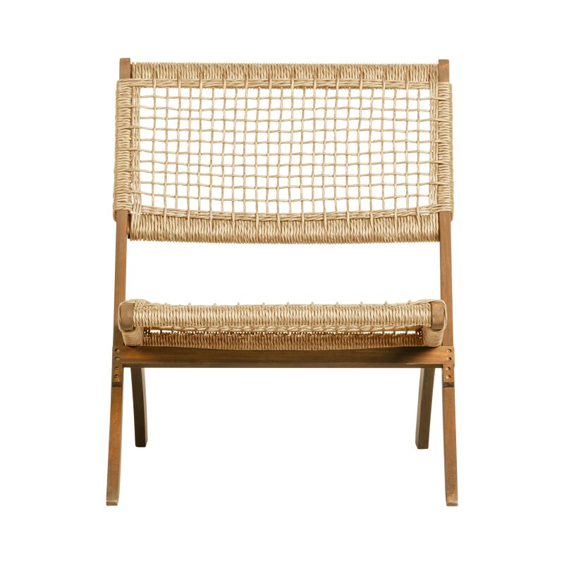 Fauteuil LOIS coloris naturel
