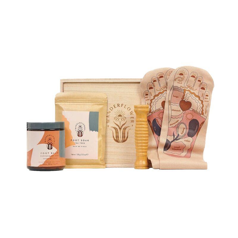 Coffret cosmétique RÉFLEXOLOGIE arbre à thé / menthe poivrée et karité