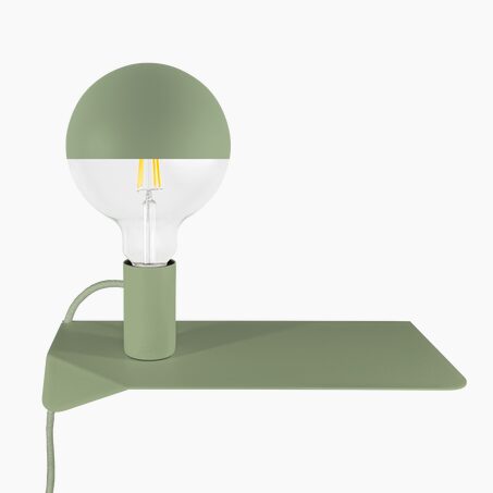 FILOTTO Lampe à poser COMBO vert de gris 17,8 x 30 cm
