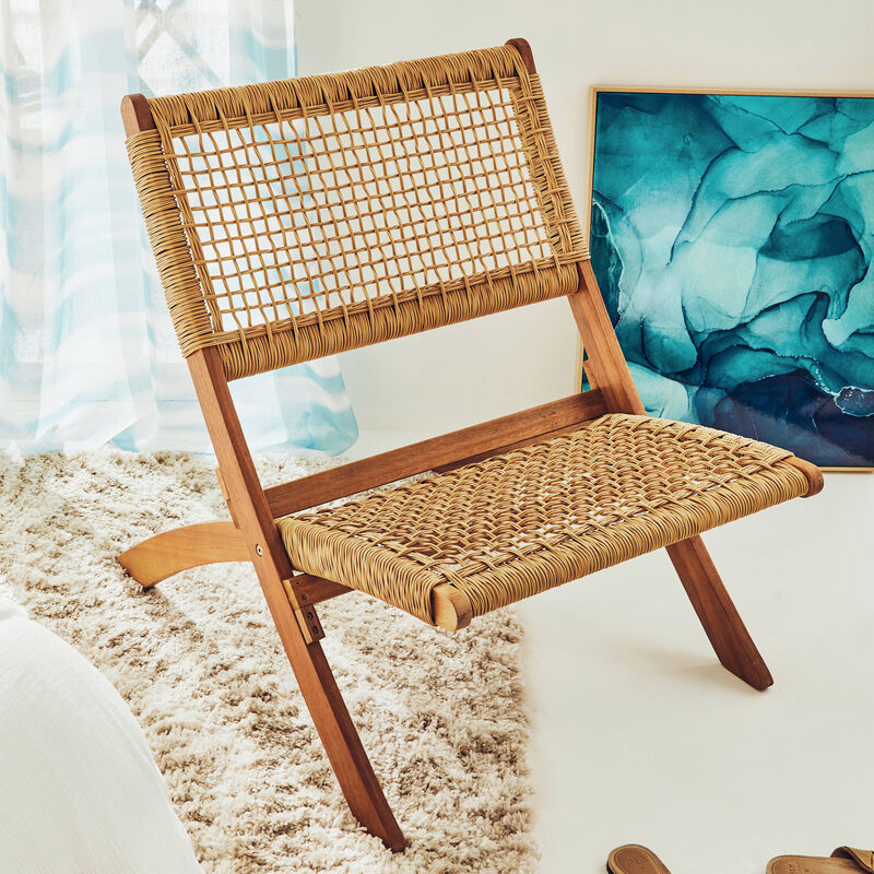 Fauteuil LOIS coloris naturel
