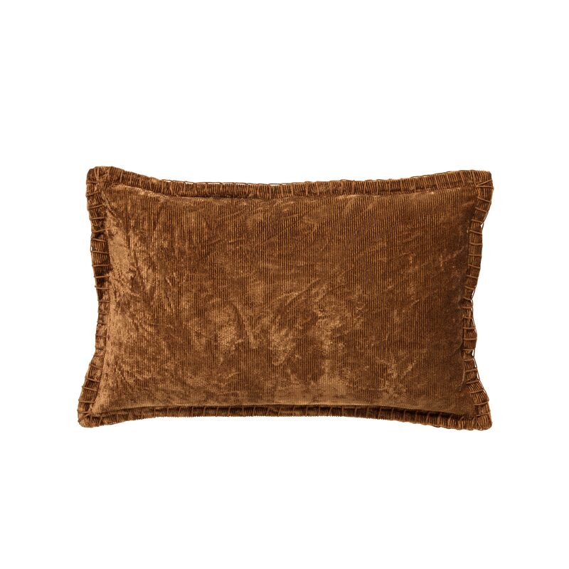 Coussin ADAN coloris tabac 30 x 50 cm
