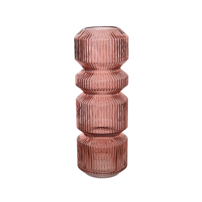 Vase LERWICK coloris vieux rose