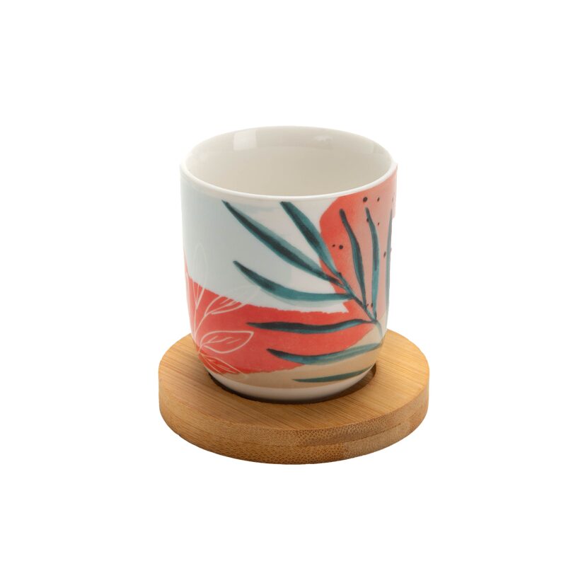 Coffret tasses PALMA coloris multicolore