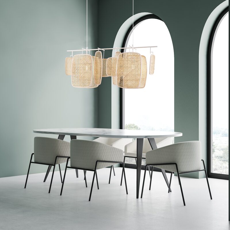 Suspension BALI coloris naturel 41,5 x 101 cm