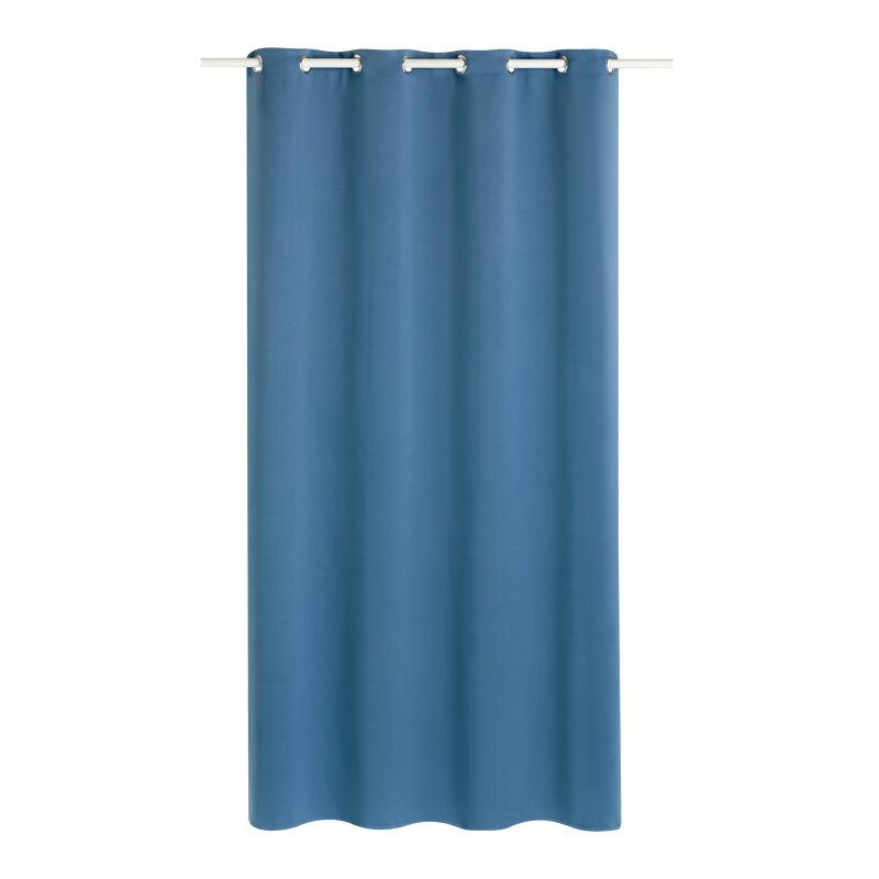 Rideau occultant GLOOM coloris bleu jean 140 x 240 cm