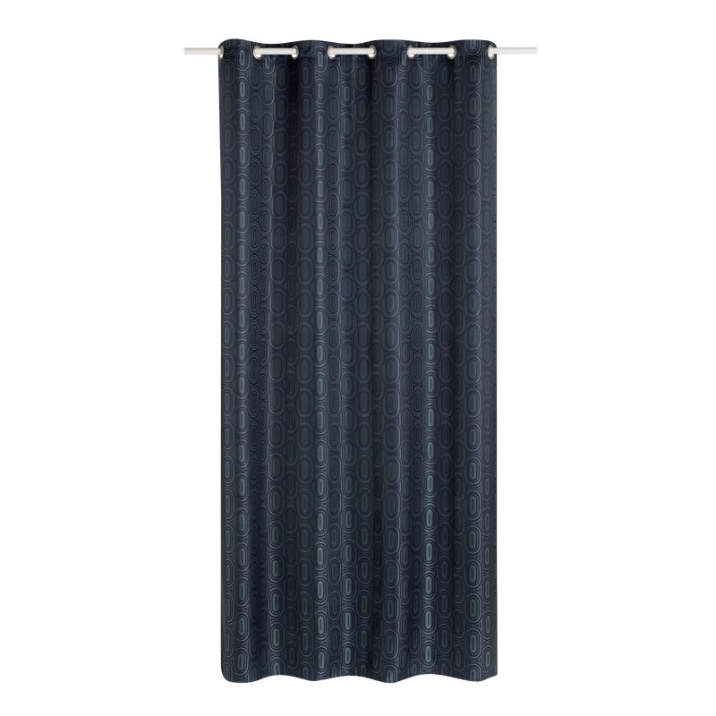 Rideau NAJDA coloris bleu nuit 140 x 260 cm