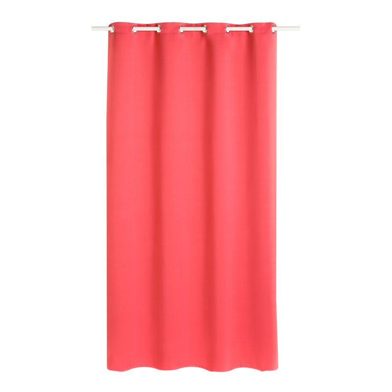 Rideau occultant GLOOM coloris corail 140 x 240 cm