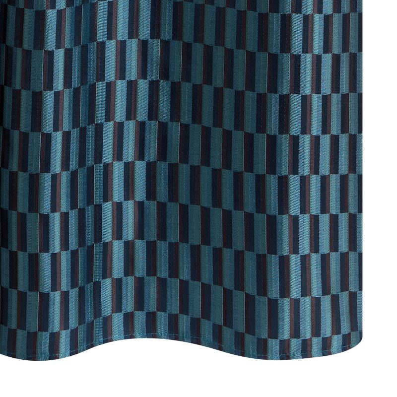 Rideau LORD coloris bleu oxyde 140 x 260 cm
