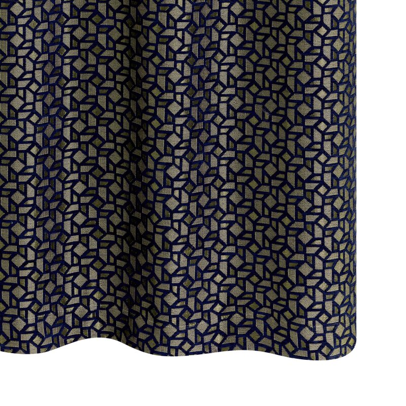 Rideau TATIANA coloris bleu nuit 140 x 260 cm