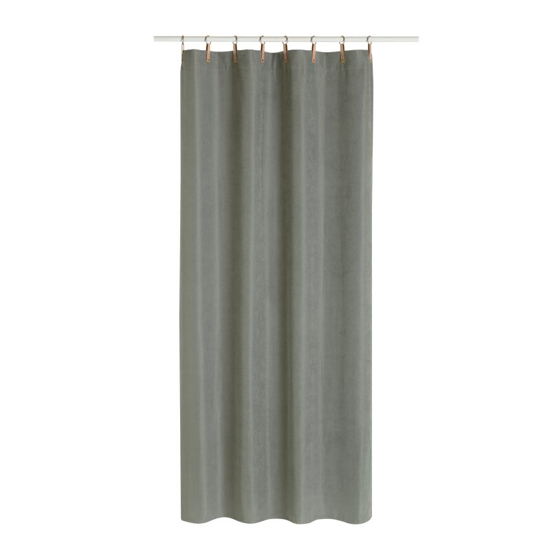 Rideau MOODY coloris vert de gris 140 x 260 cm
