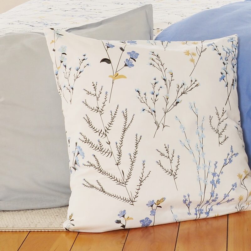 Parure de lit en satin de coton FANILLE coloris multicolore 260 x 240 cm