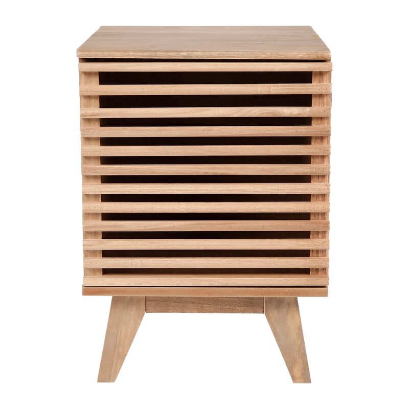 Table de chevet ELENA coloris bois naturel