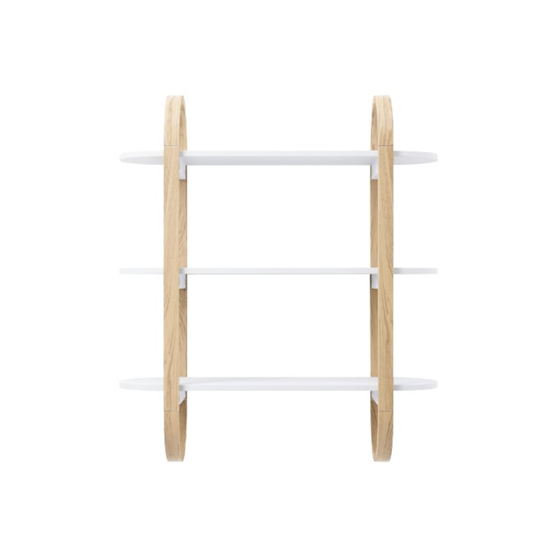 Etagère BELLWOOD coloris pin et blanc