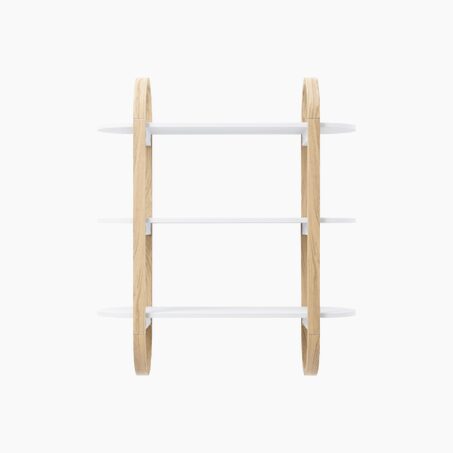 Umbra Etagère BELLWOOD coloris pin & blanc