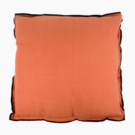 Coussin ISABEL coloris orange 50 x 50 cm