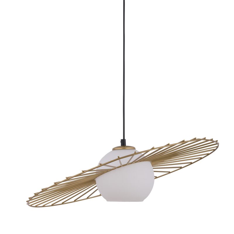 Suspension SOL coloris doré 13 x 50 cm