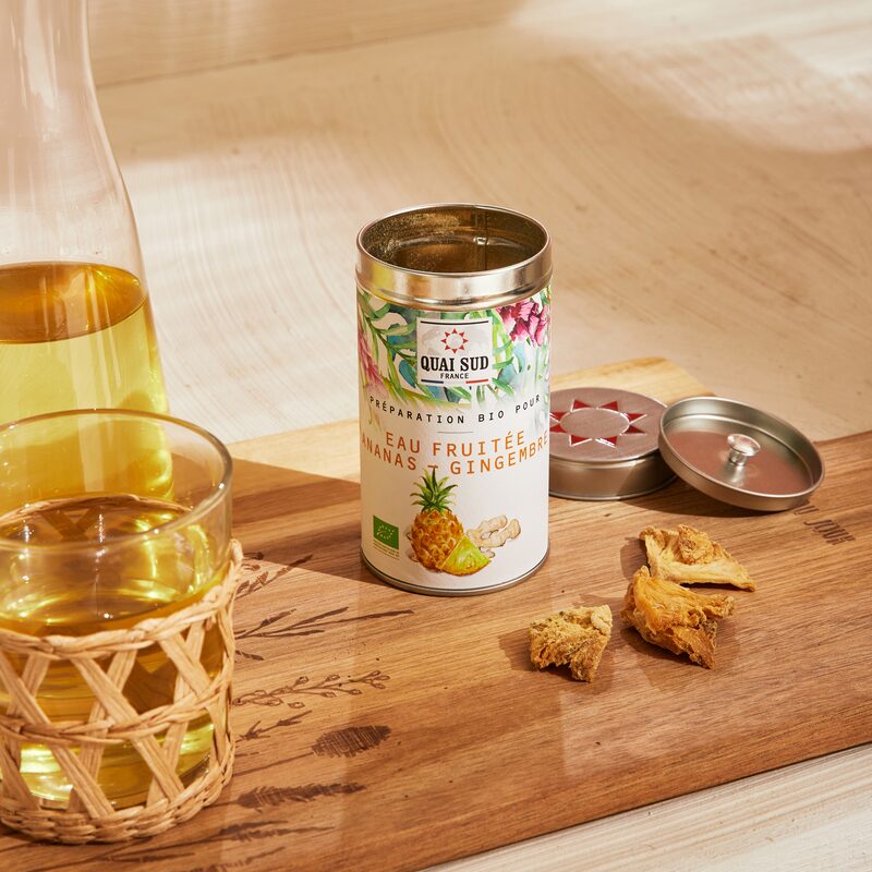 Préparation EAU FRUITÉE ANANAS-GINGEMBRE