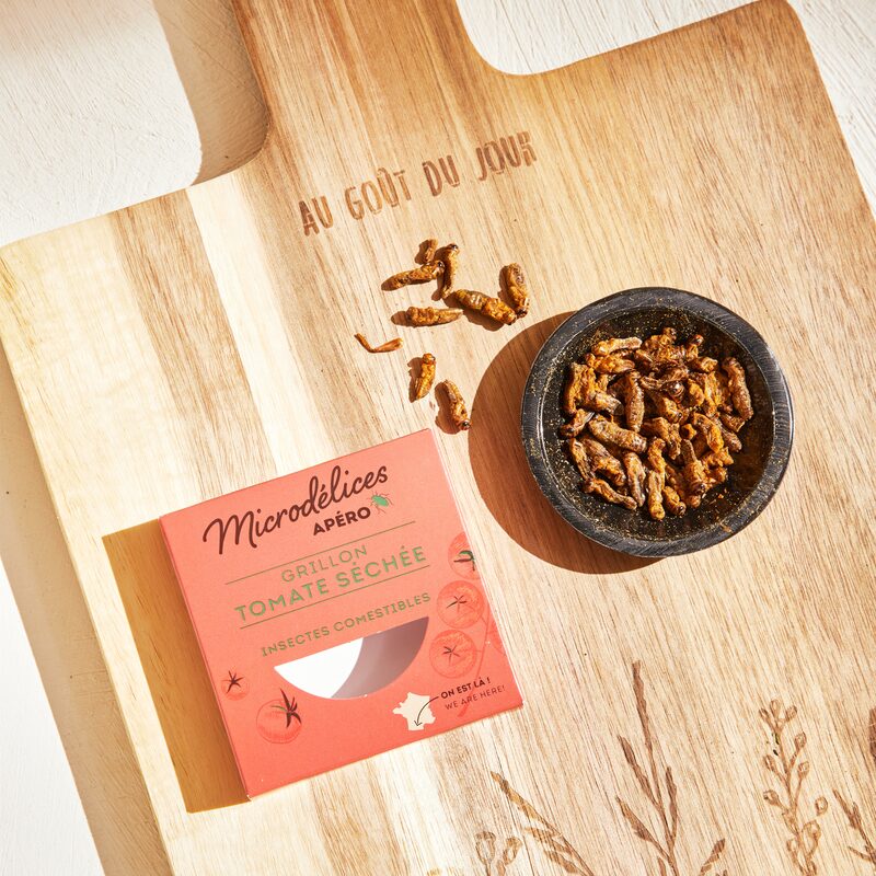 Insectes GRILLON TOMATE SECHEE