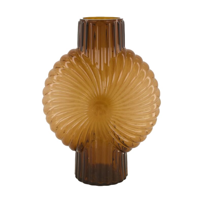 Vase SPIRALE M coloris brun