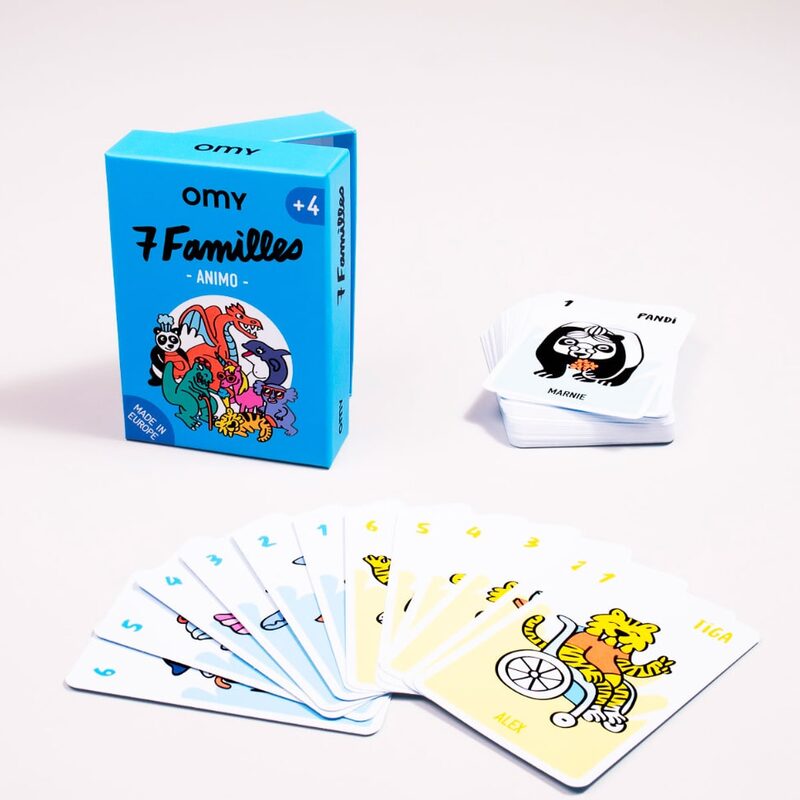Jeu de cartes 7 FAMILLES - ANIMO