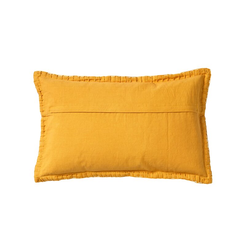 Coussin ADAN coloris safran 30 x 50 cm