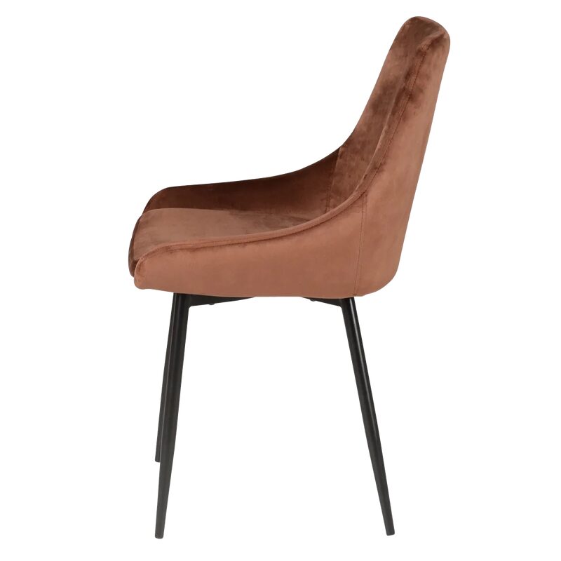 Chaise ZELIE coloris marron