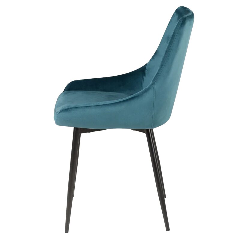 Chaise ZELIE coloris bleu
