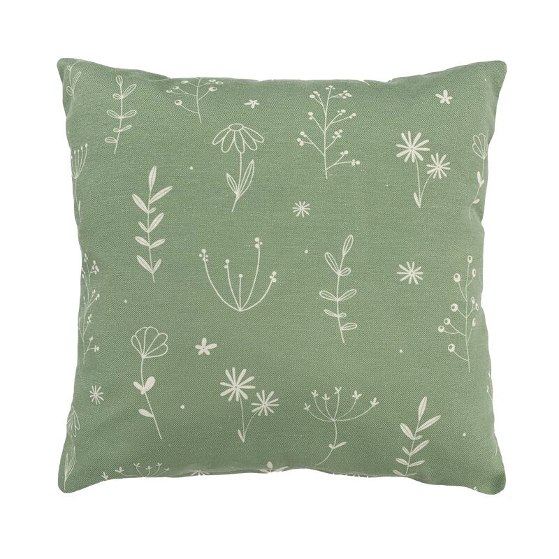 Coussin DOUCE coloris vert clair 40 x 40 cm