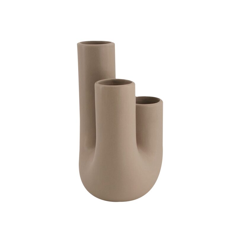 Vase NIZZA coloris gris mat