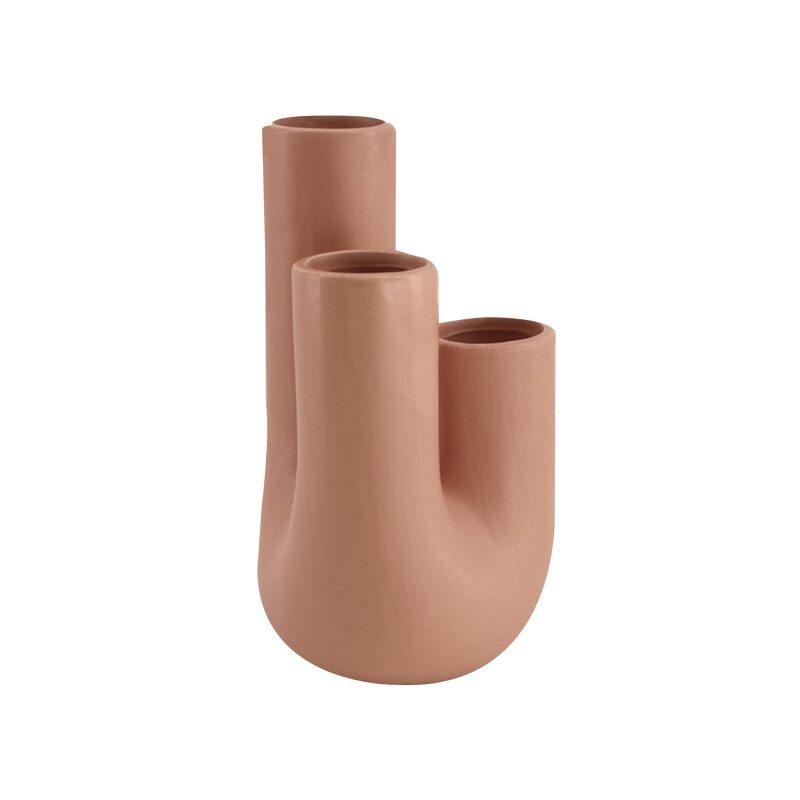 Vase NIZZA coloris rose mat