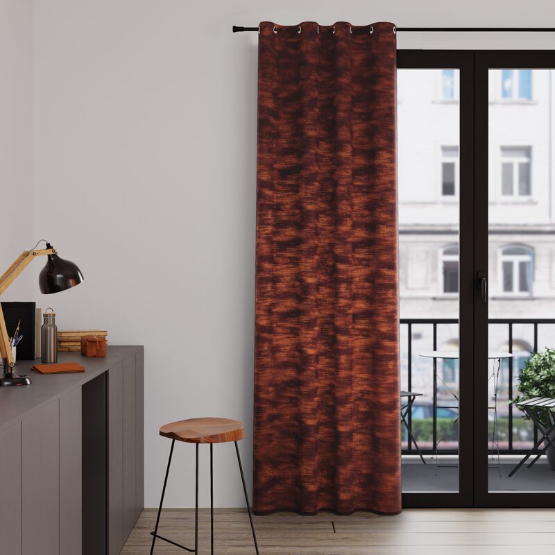 Rideau MATSY coloris cuivre 140 x 260 cm