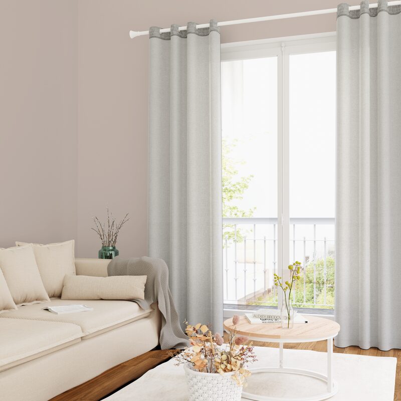 Voilage ORPELLO coloris gris 140 x 240 cm