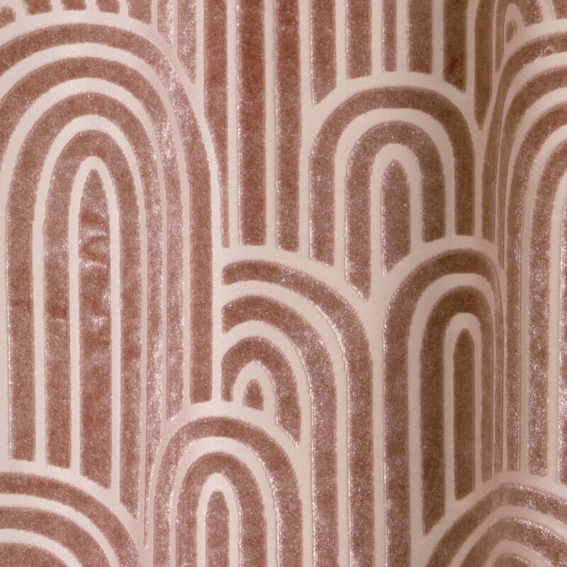 Rideau AGATE coloris rose pâle 135 x 240 cm