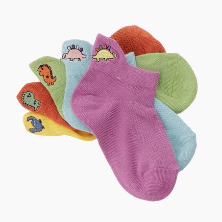 Tites Chaussettes Chaussettes COFFRET LANGUETTE DINO multicolore