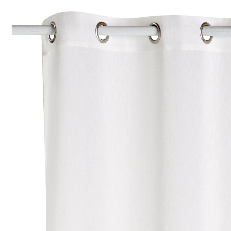 Voilage MORA coloris blanc 140 x 240 cm