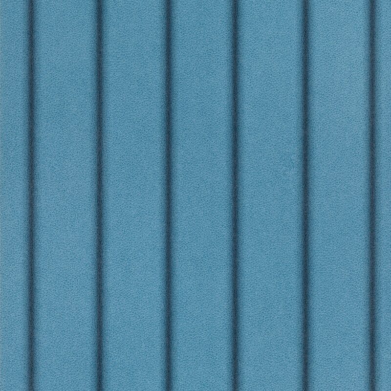 Papier peint intissé FLOYD coloris bleu moyen