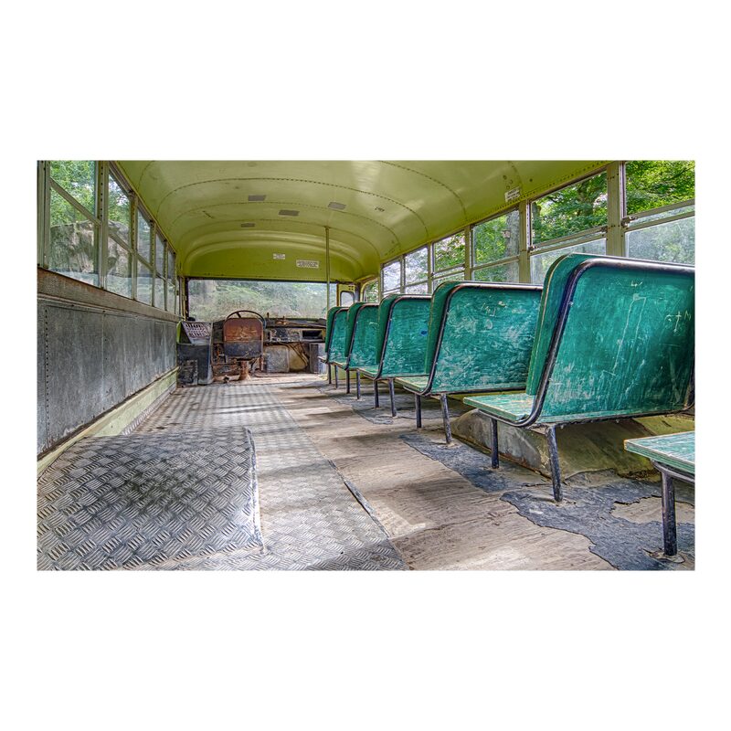Tableau en plexiglas BUS 100 x 70 cm