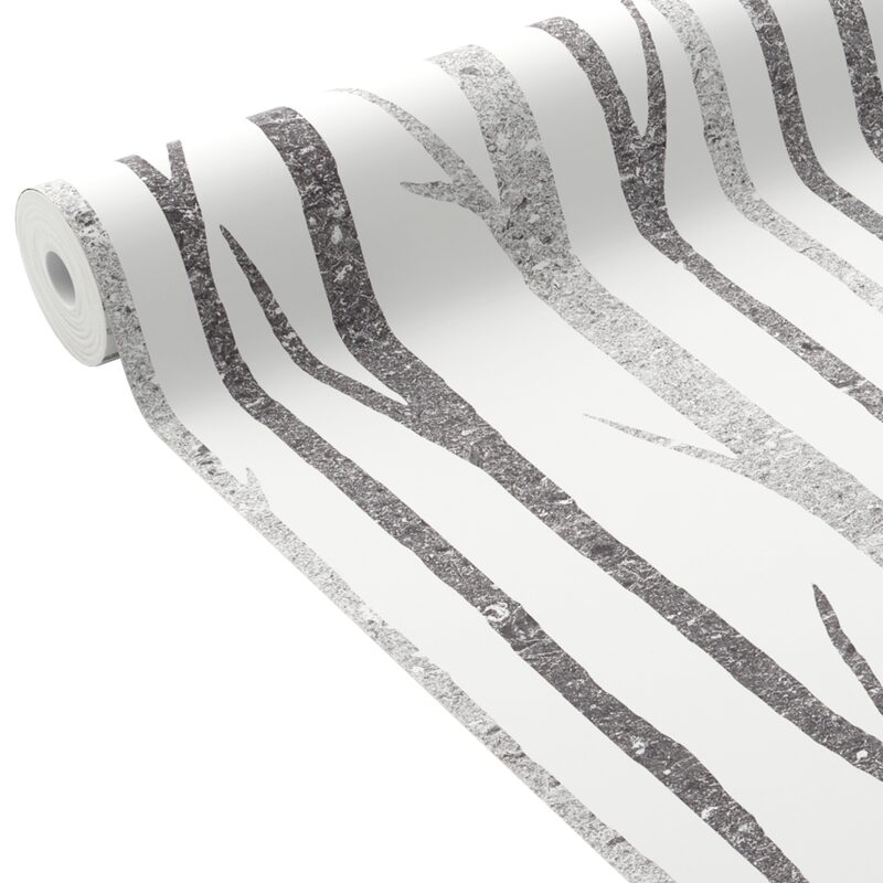 Papier peint intissé YELNA coloris anthracite