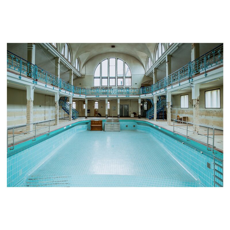 Tableau en plexiglas PISCINE 120 x 80 cm