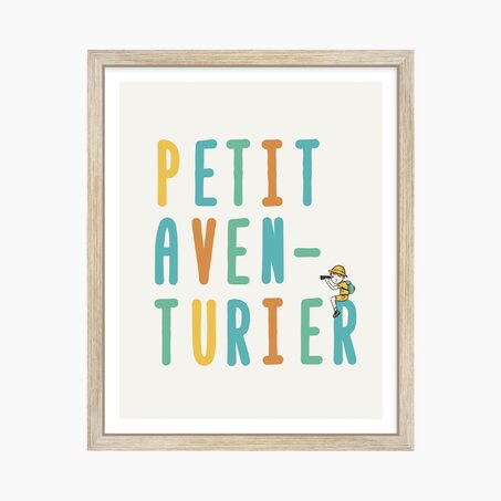 4MURS Tableau PETIT AVENTURIER coloris multicolore