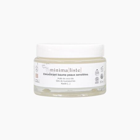 Minima(liste) Déodorant BAUME PEAUX SENSIBLES