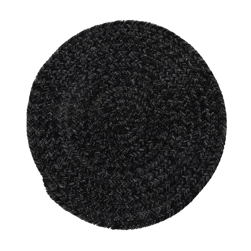 Tapis WALLY coloris GREY CARBON 120 cm