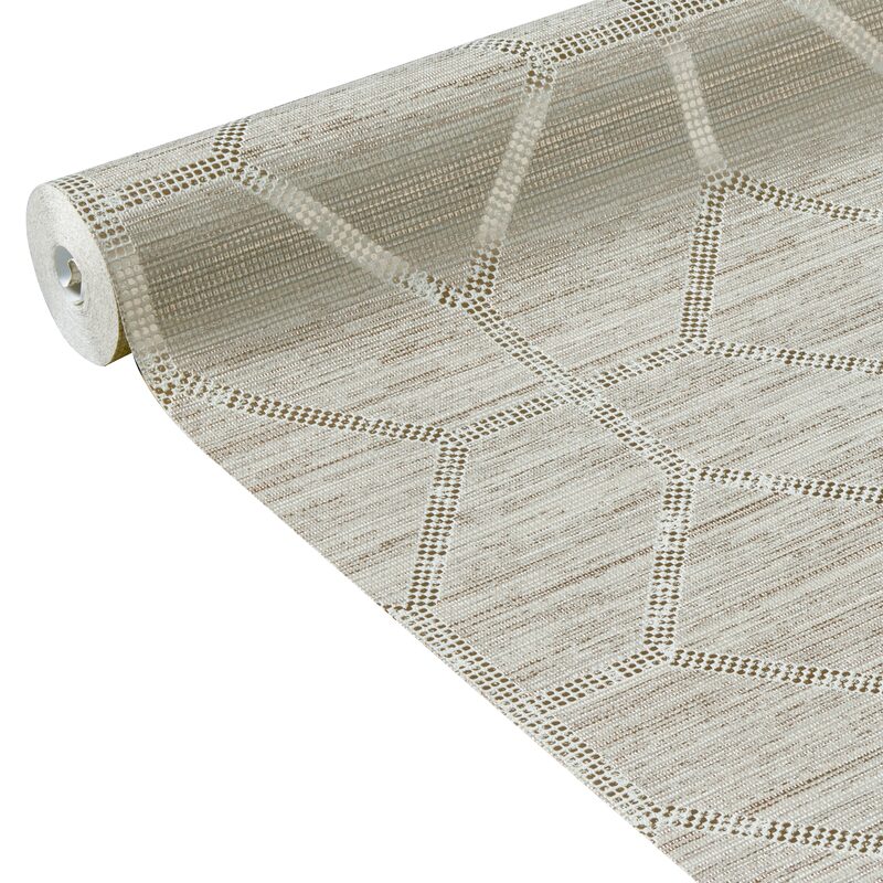 Papier peint intissé KHAN DESIGN coloris lin